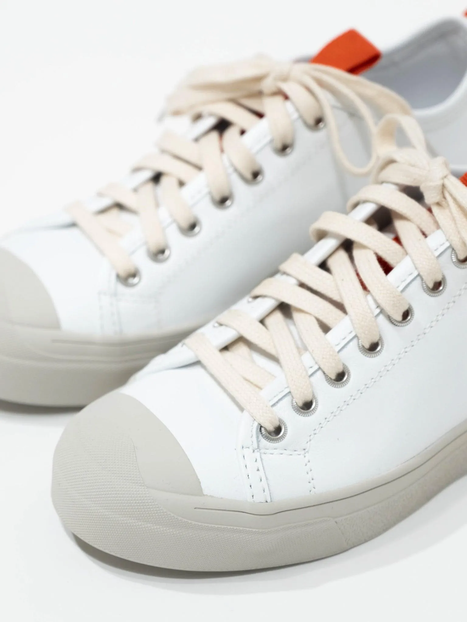 Fable Leather Sneakers - White/Clay