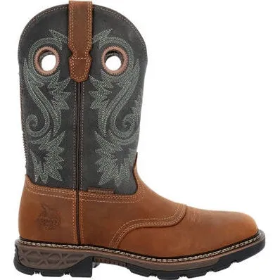 Georgia Men's Carbo Tec Flx 11" Soft Toe Western Work Boot -Brown- GB00620