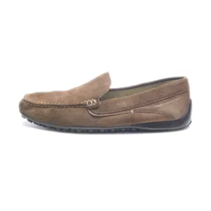 Geox Loafers Suede Brown Colour For Men