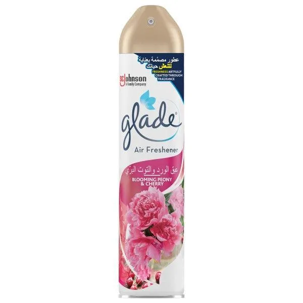 GLADE AIR FRESHNER PEONY & CHERRY 300ML