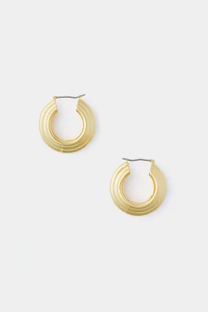 Gold Tatum Hoops