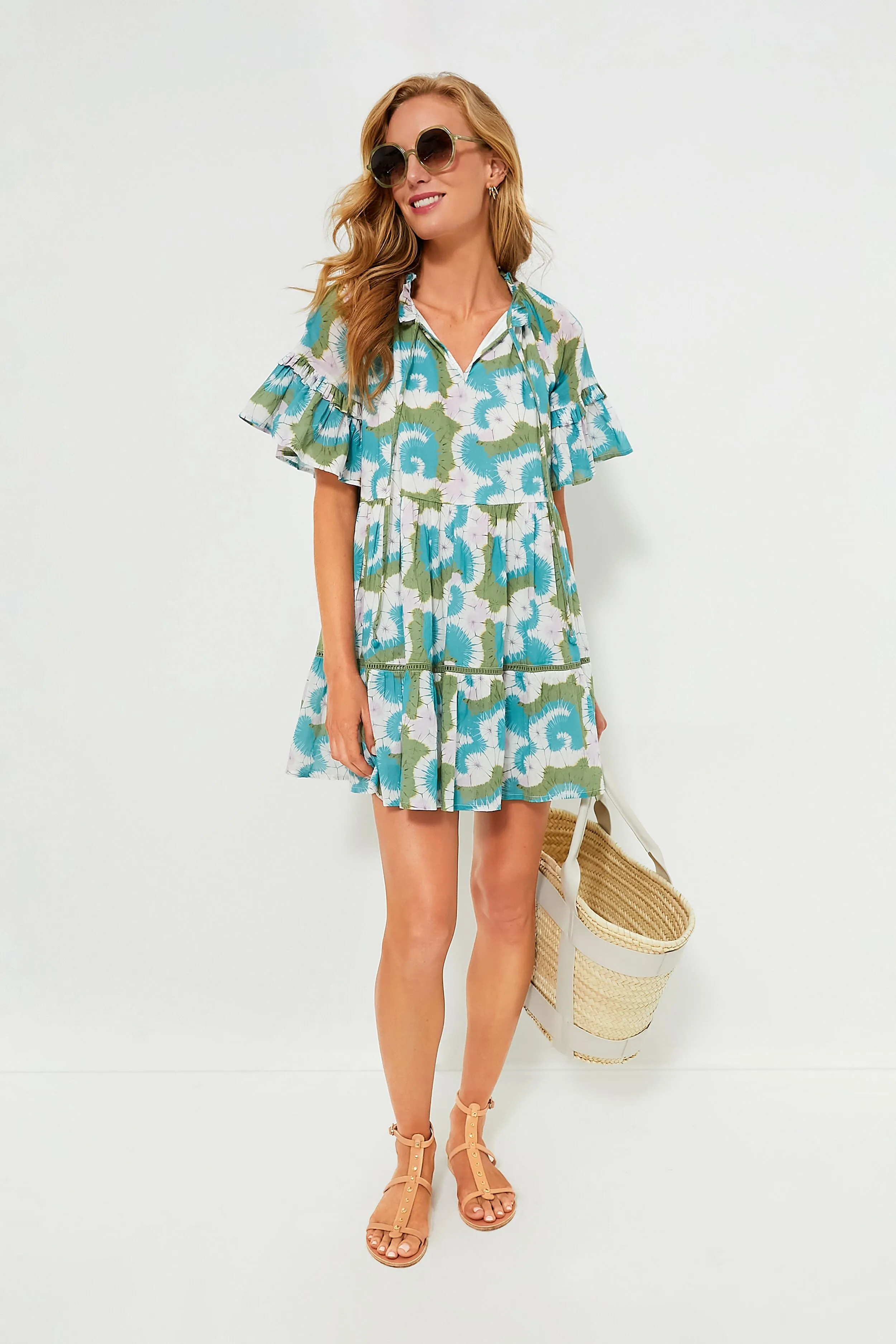 Green Xacapa Nerine Short Dress