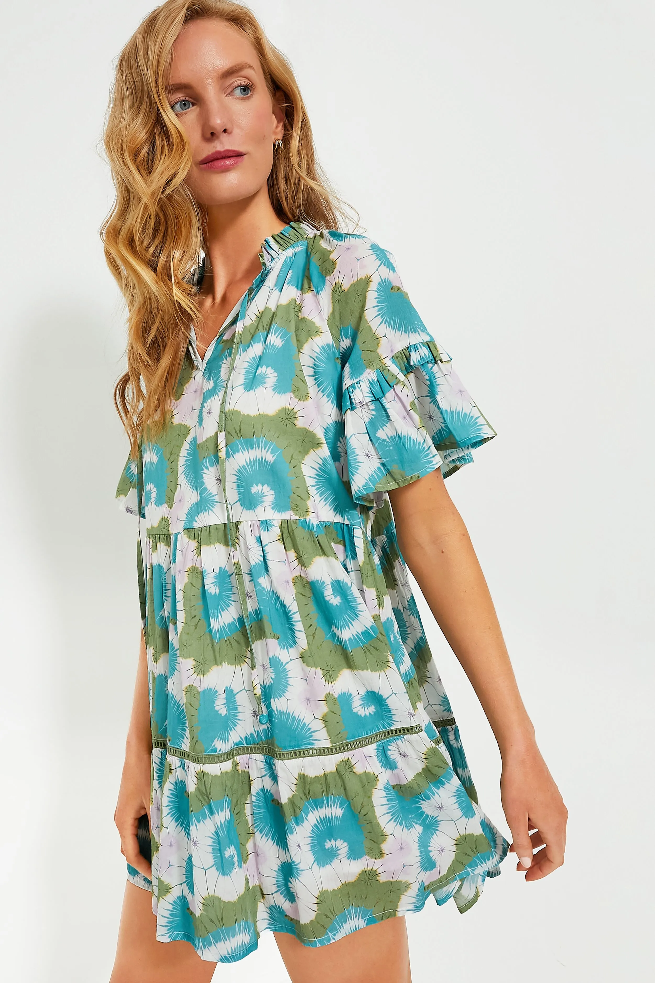 Green Xacapa Nerine Short Dress