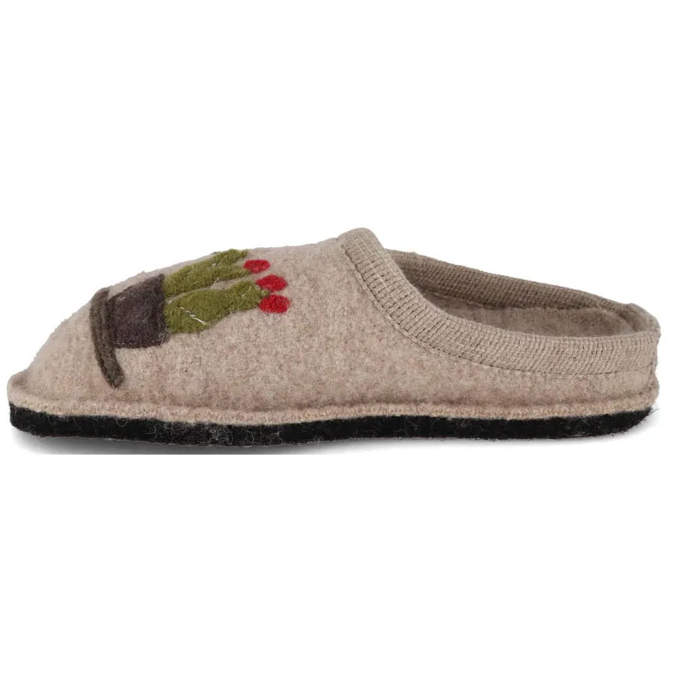 Haflinger Cactus Slipper - Natural