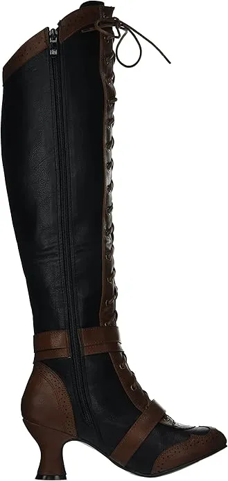 Ingrid-254 Knee High Steampunk Boots