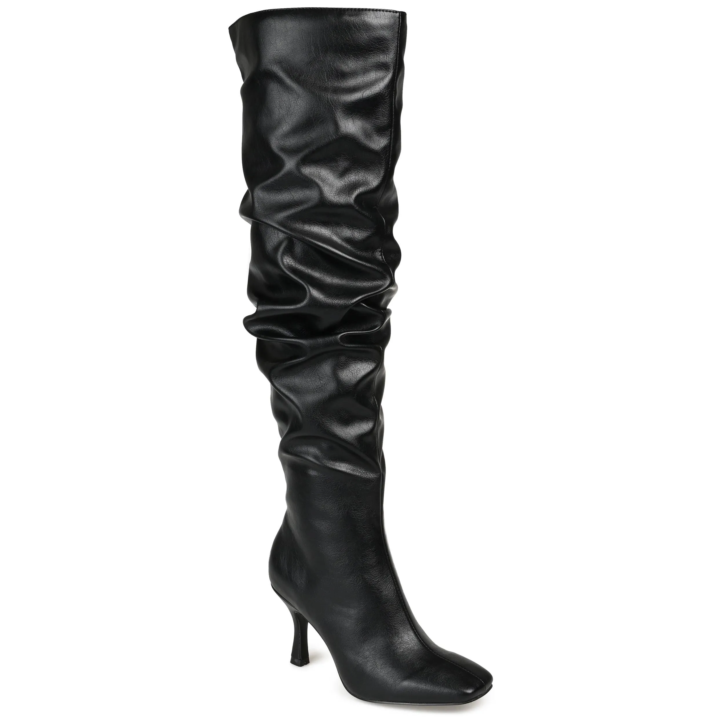 KINDY KNEE HIGH BOOTS IN WIDE CALF