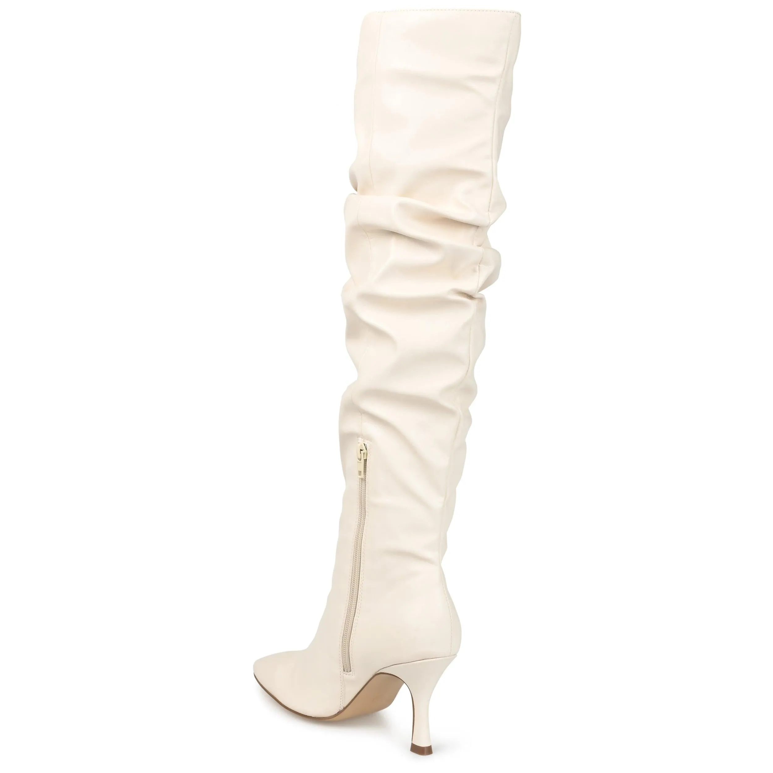 KINDY KNEE HIGH BOOTS IN WIDE CALF