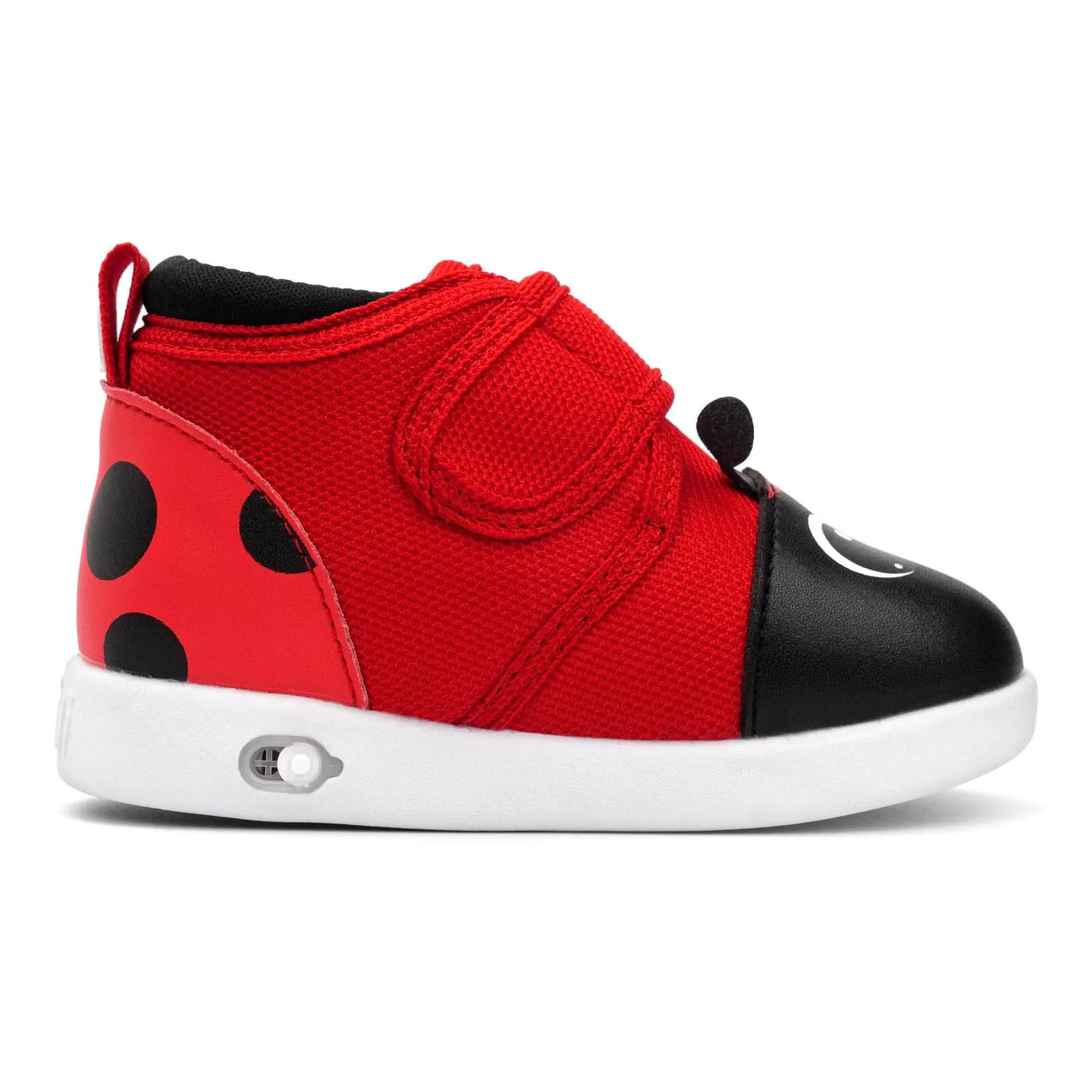 Ladybug Squeaky Toddler Shoes  | Red