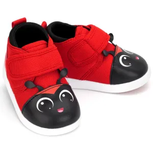 Ladybug Squeaky Toddler Shoes  | Red