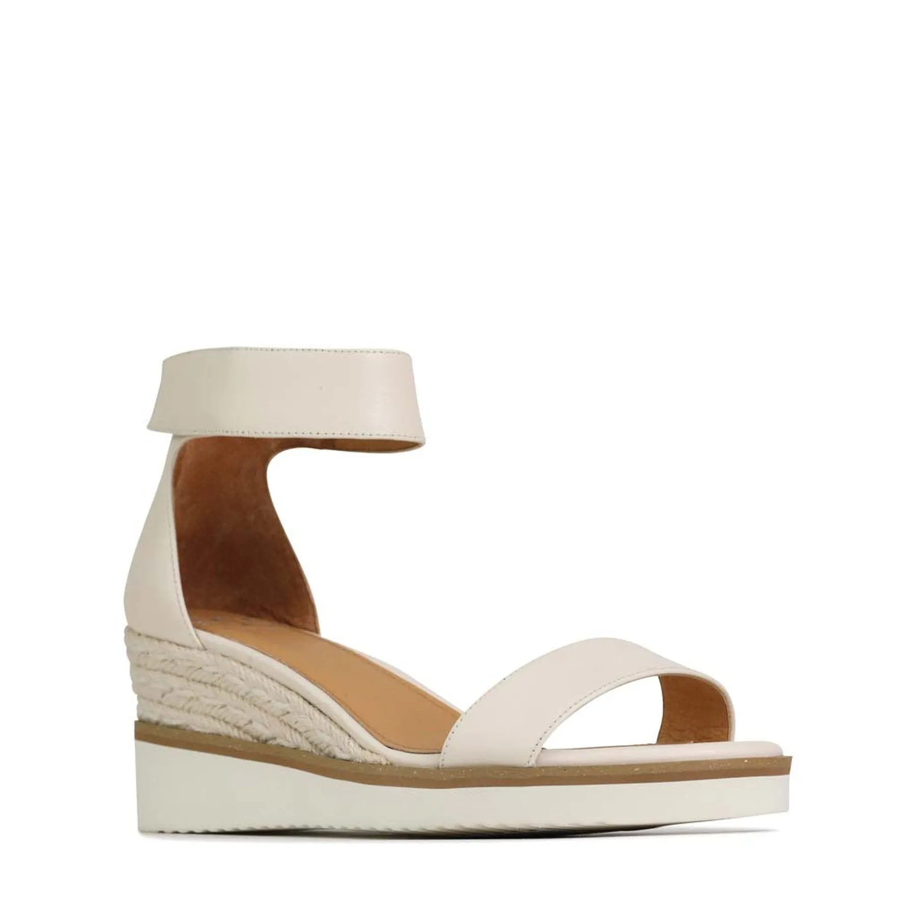 LAZY LEATHER ESPADRILLES SANDALS