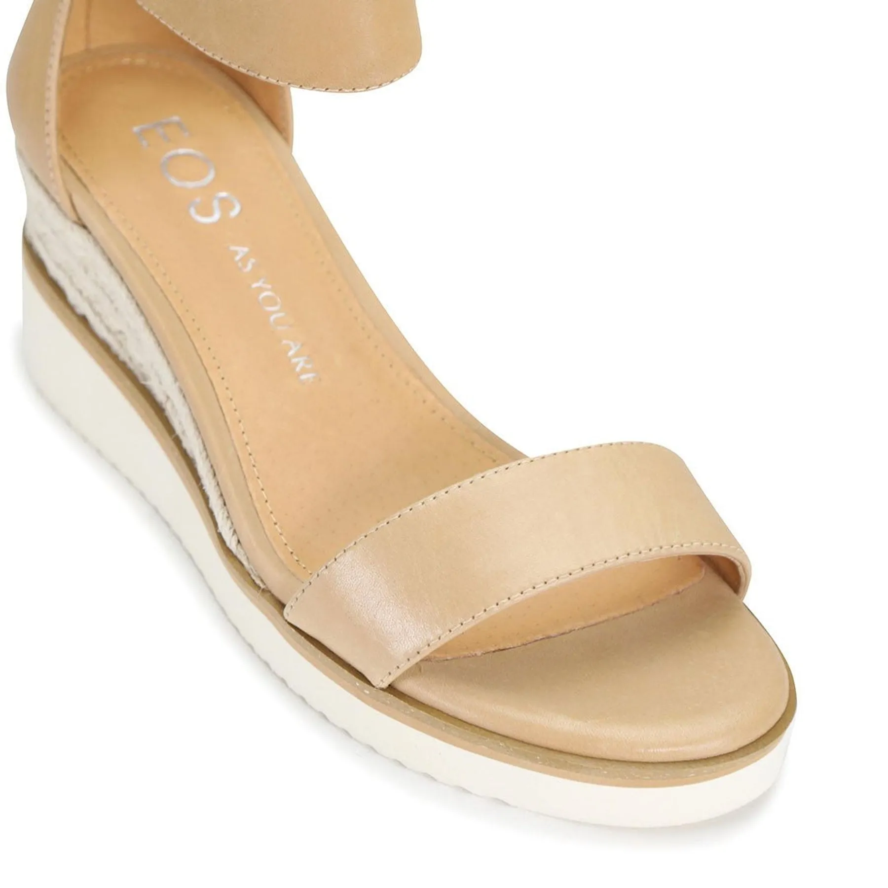 LAZY LEATHER ESPADRILLES SANDALS