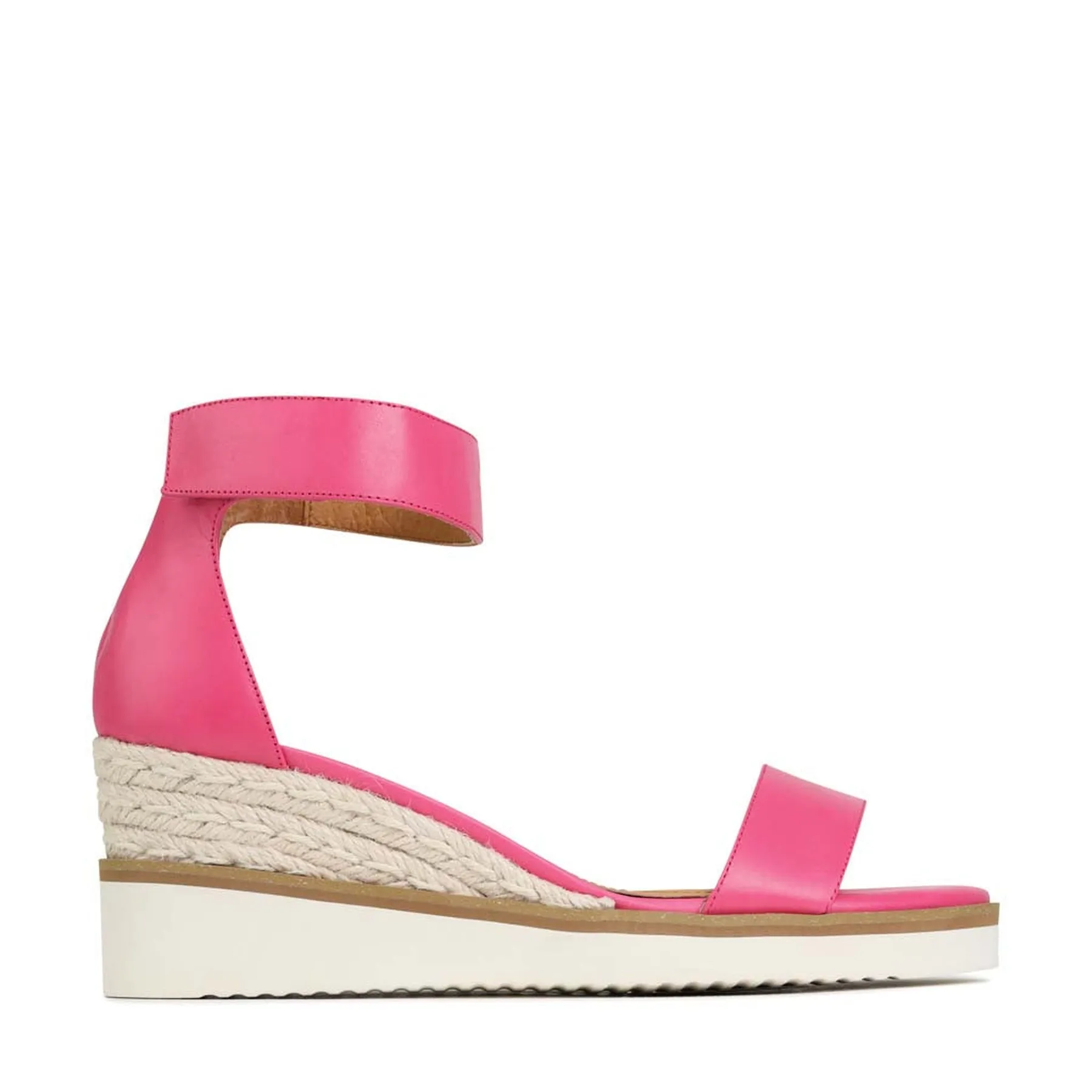 LAZY LEATHER ESPADRILLES SANDALS