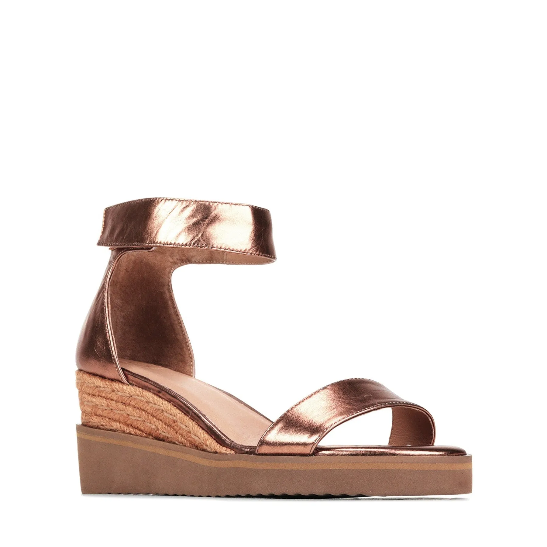 LAZY LEATHER ESPADRILLES SANDALS