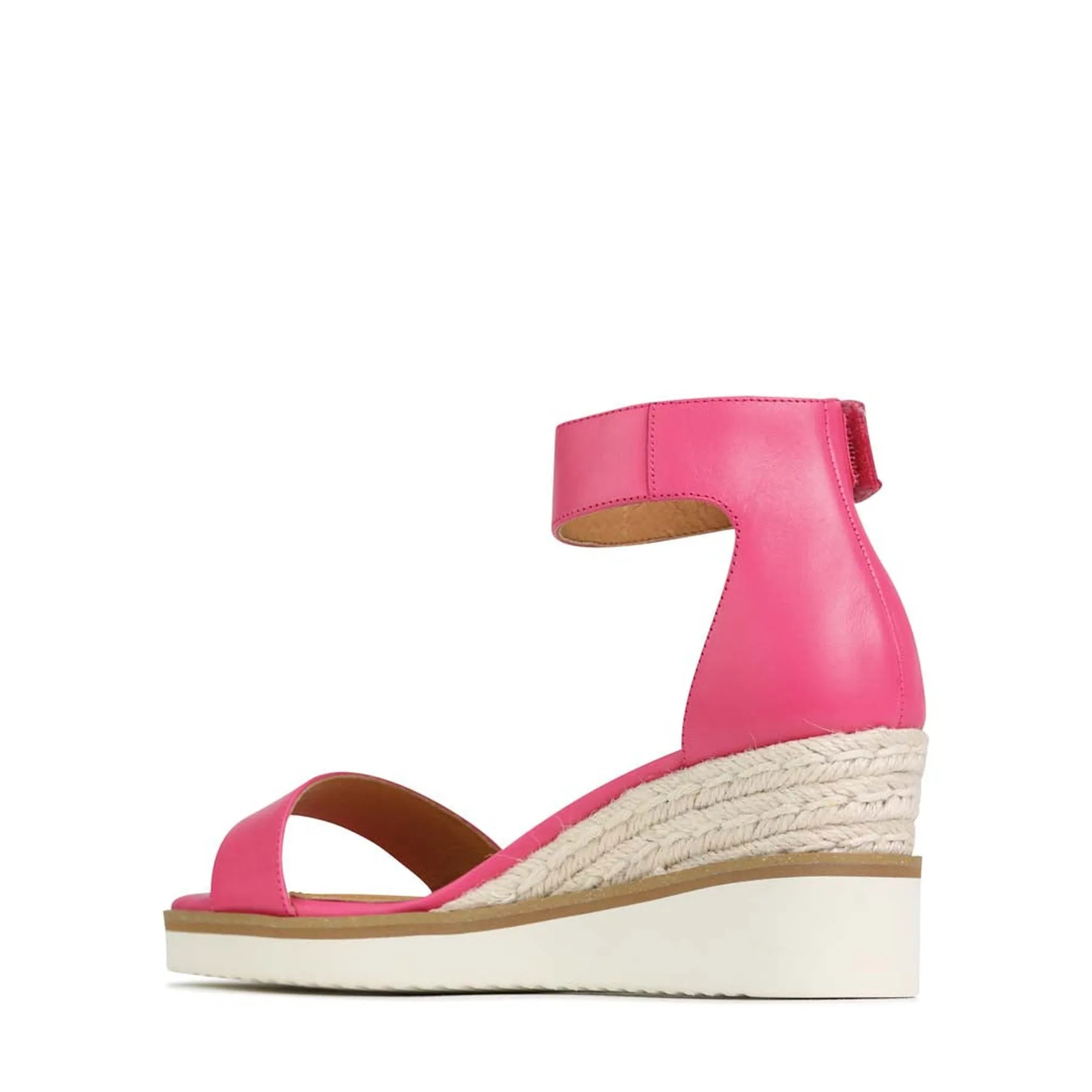 LAZY LEATHER ESPADRILLES SANDALS