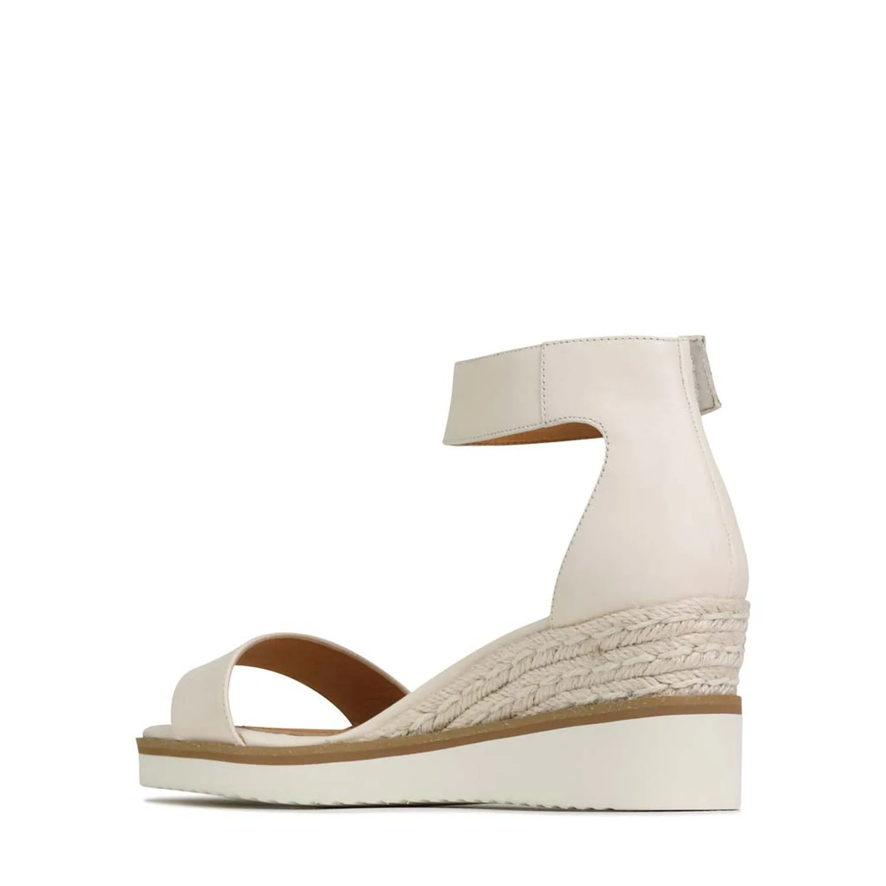 LAZY LEATHER ESPADRILLES SANDALS