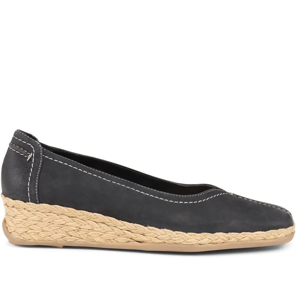 Leather Espadrilles - VAN37524 / 323 974