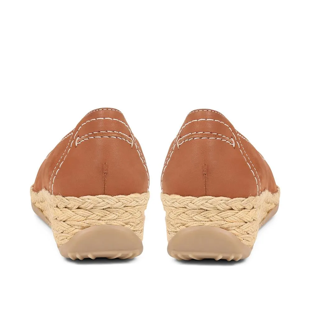 Leather Espadrilles - VAN37524 / 323 974