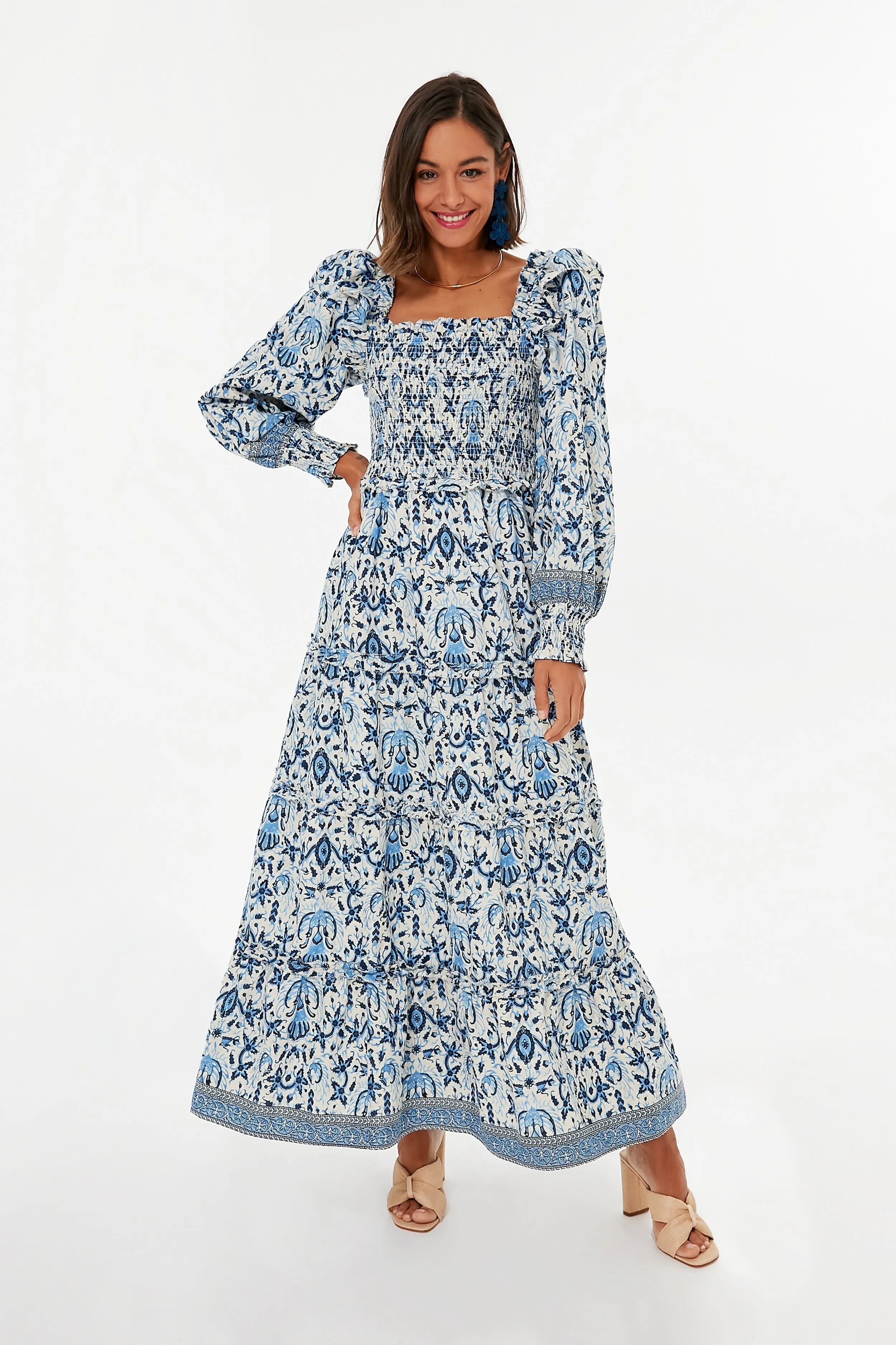 Mabelline Print Genevieve Maxi Dress