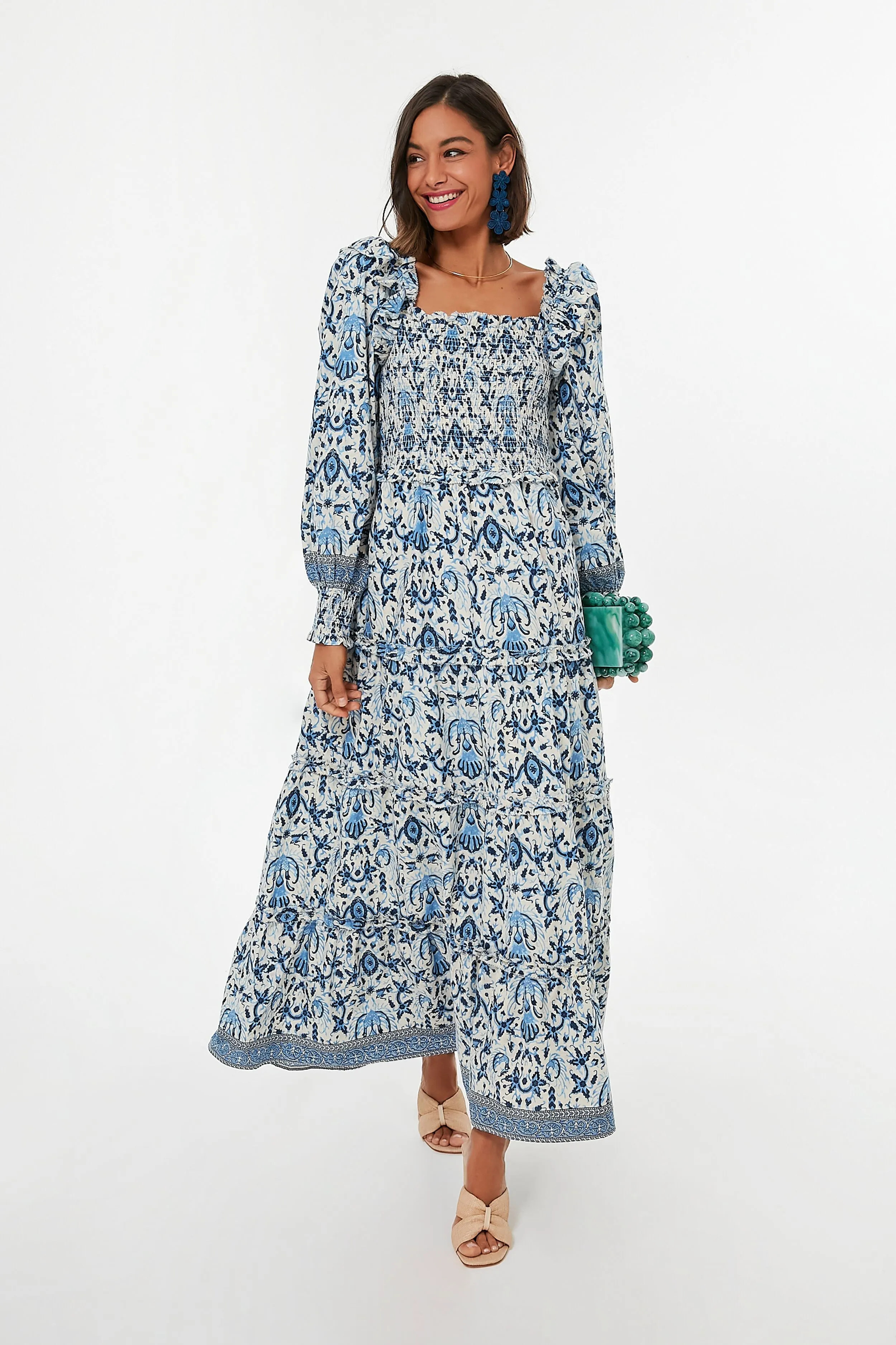 Mabelline Print Genevieve Maxi Dress