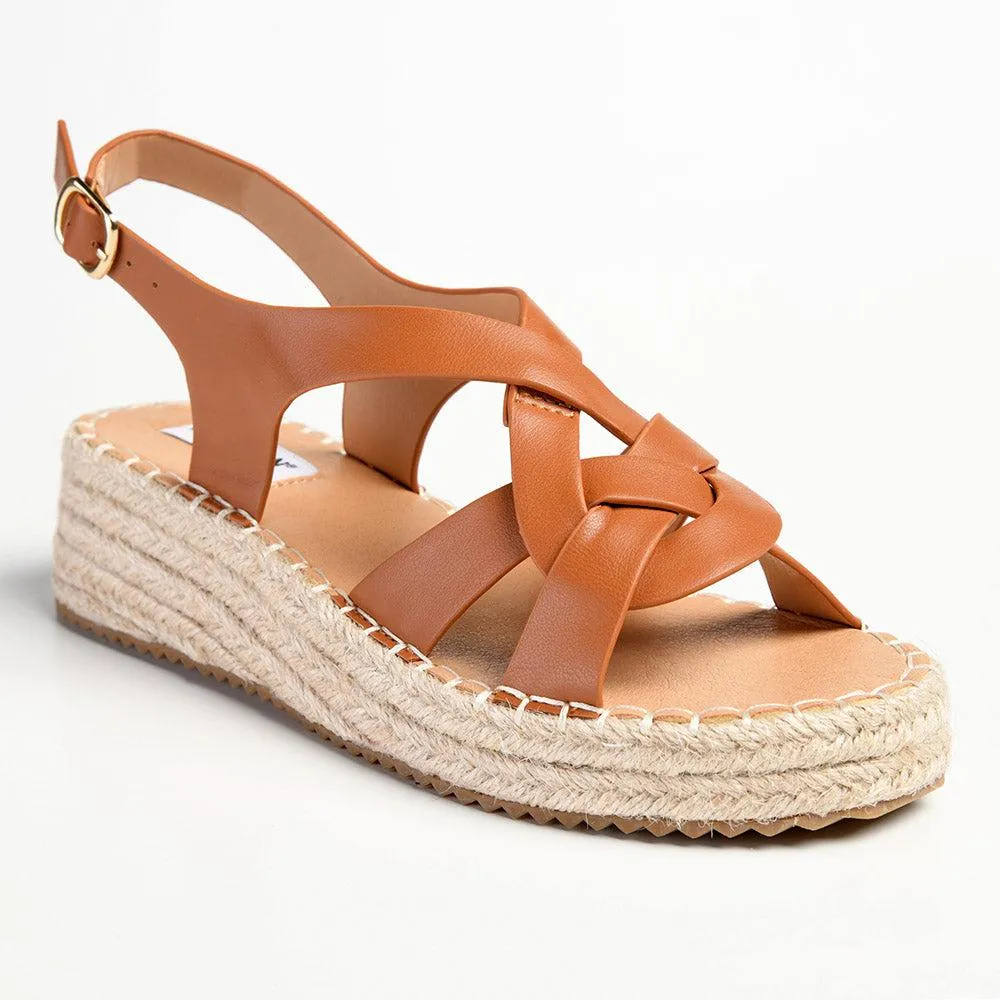 Madison LIberty Fashion Comfort Sandals - Tan