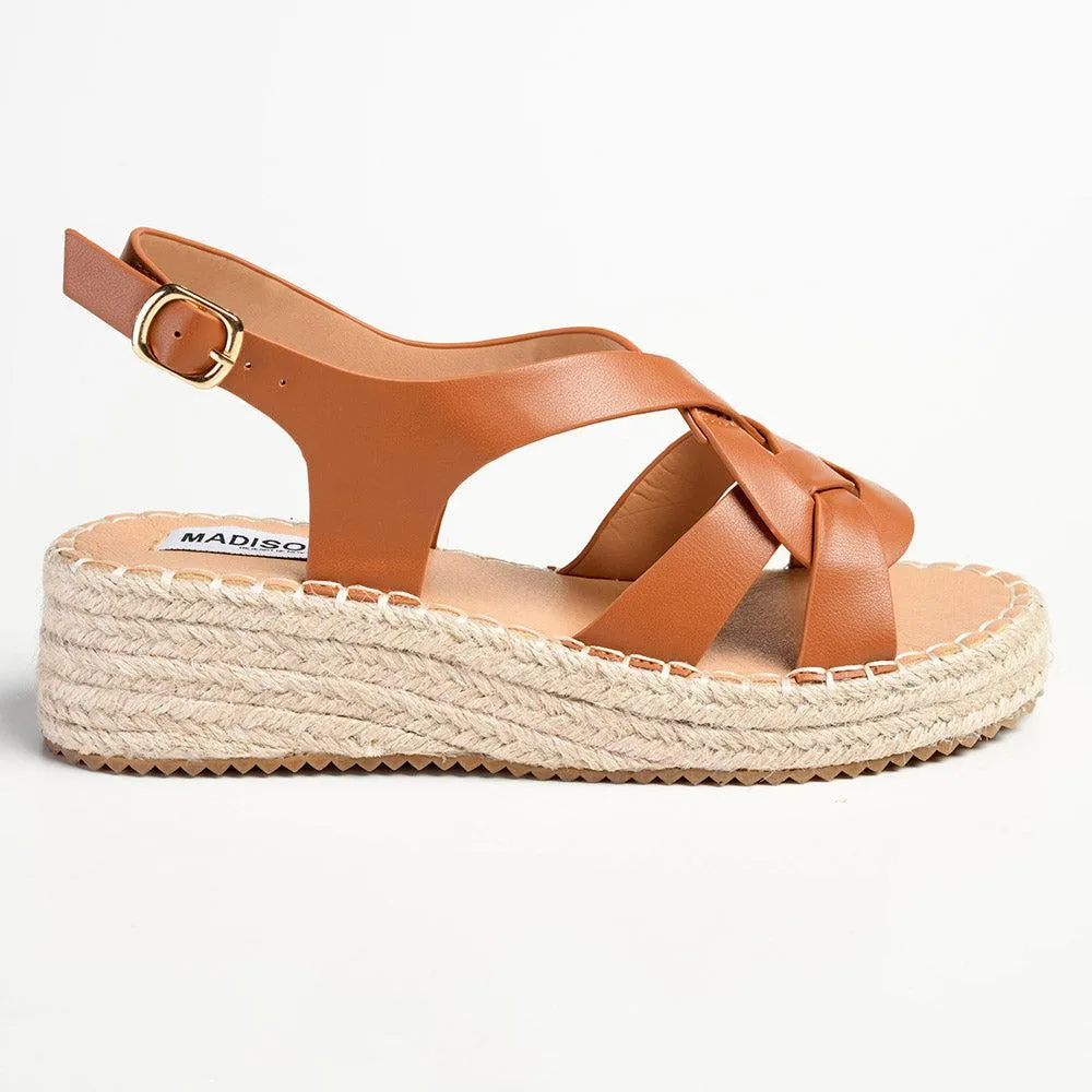 Madison LIberty Fashion Comfort Sandals - Tan