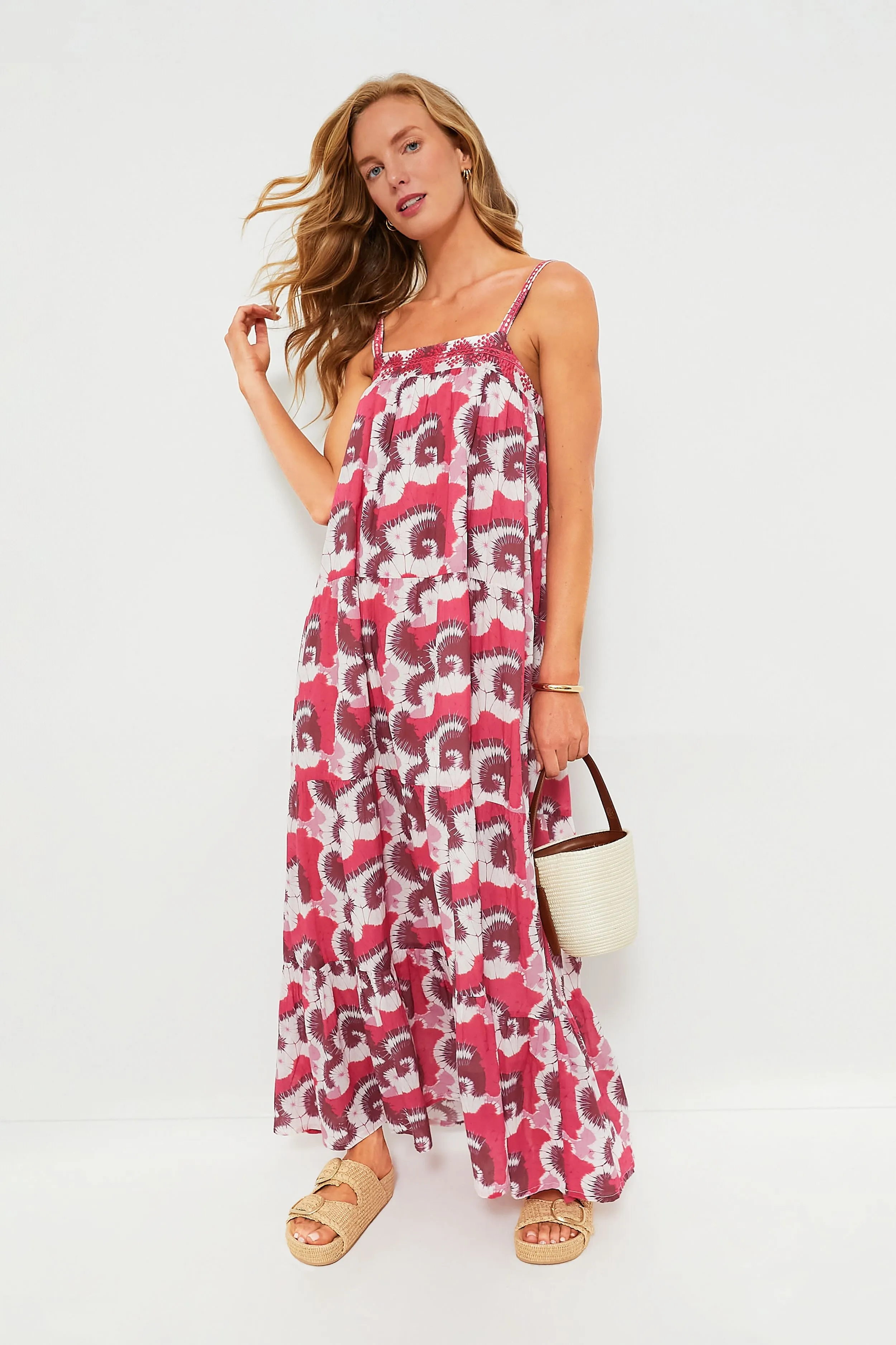 Magenta Xacapa Natasha Maxi Dress