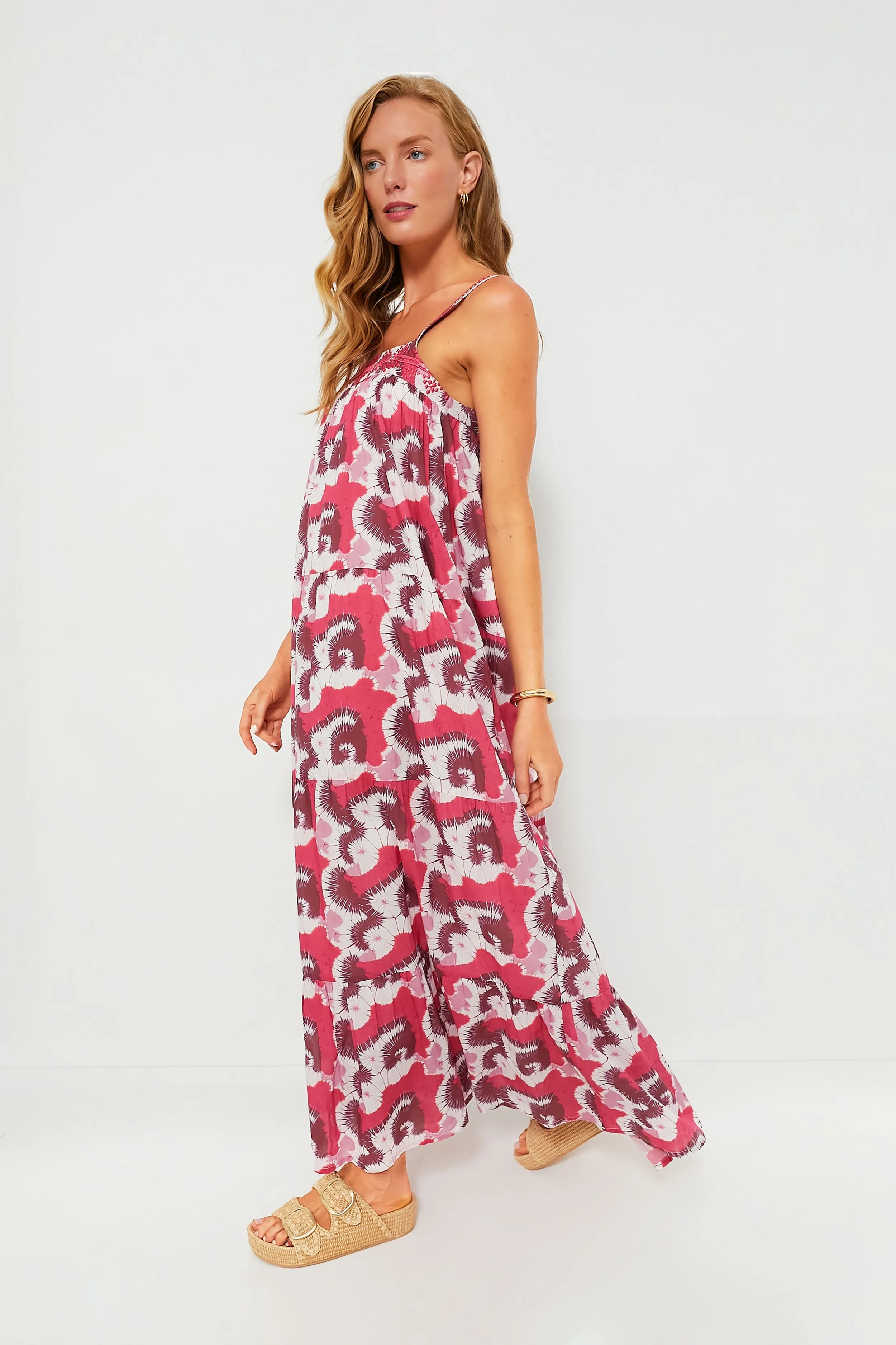 Magenta Xacapa Natasha Maxi Dress