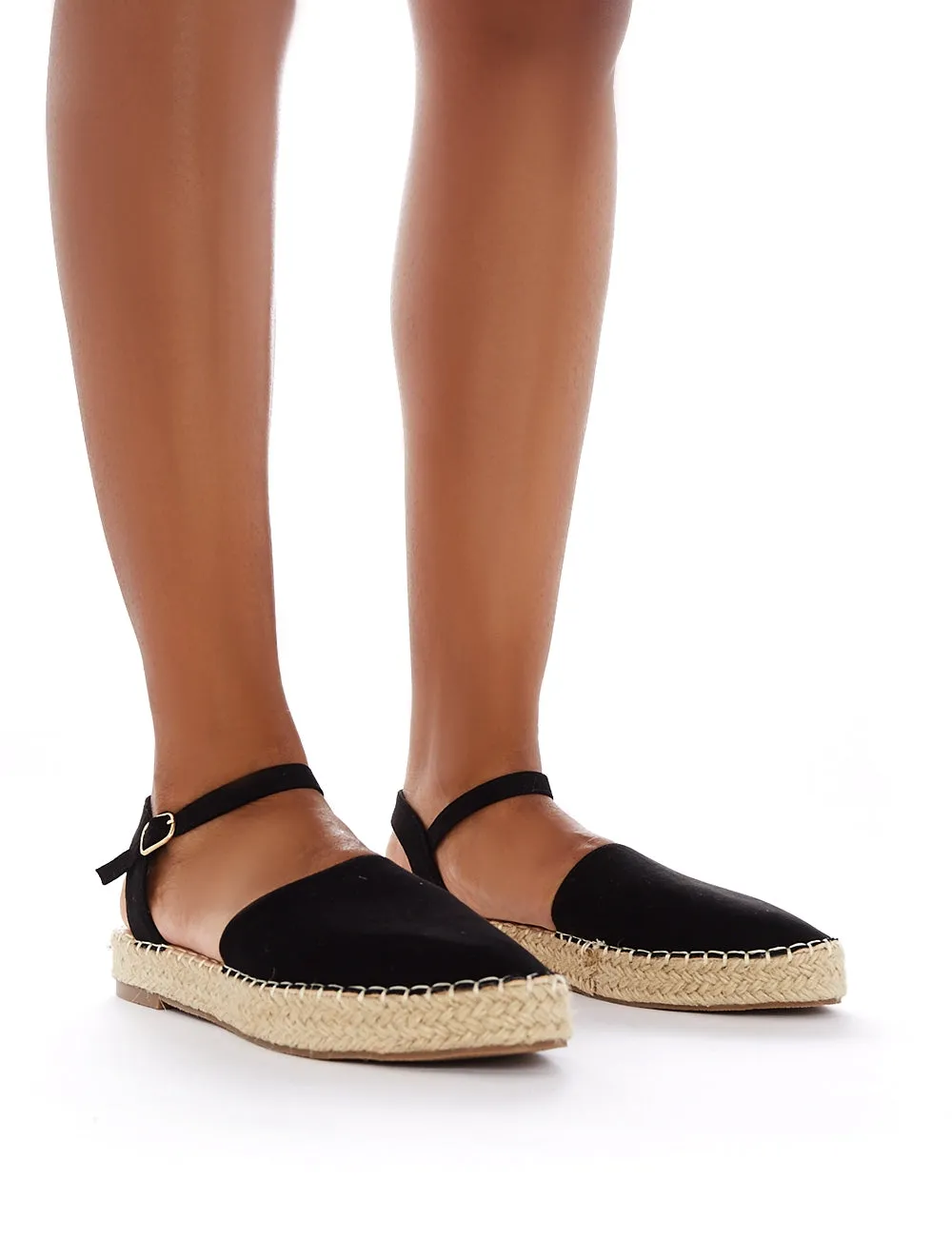 Mendes Espadrille Sandals in Black