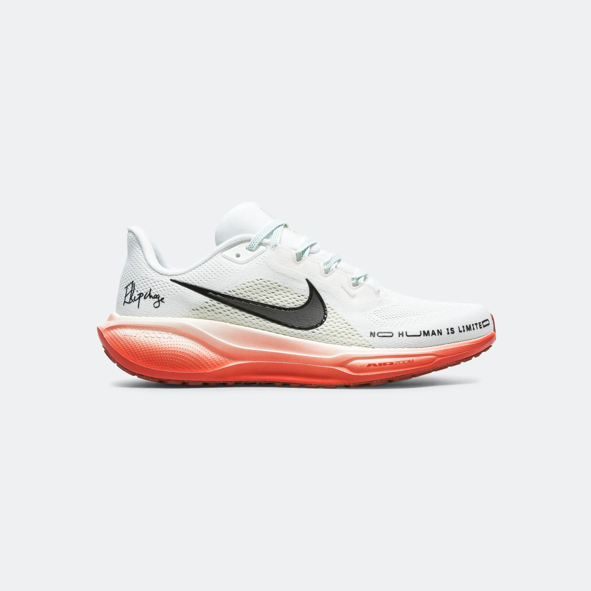 Mens Air Zoom Pegasus 41 'Eliud Kipchoge' - White/Black-Pale Ivory-Dragon Red