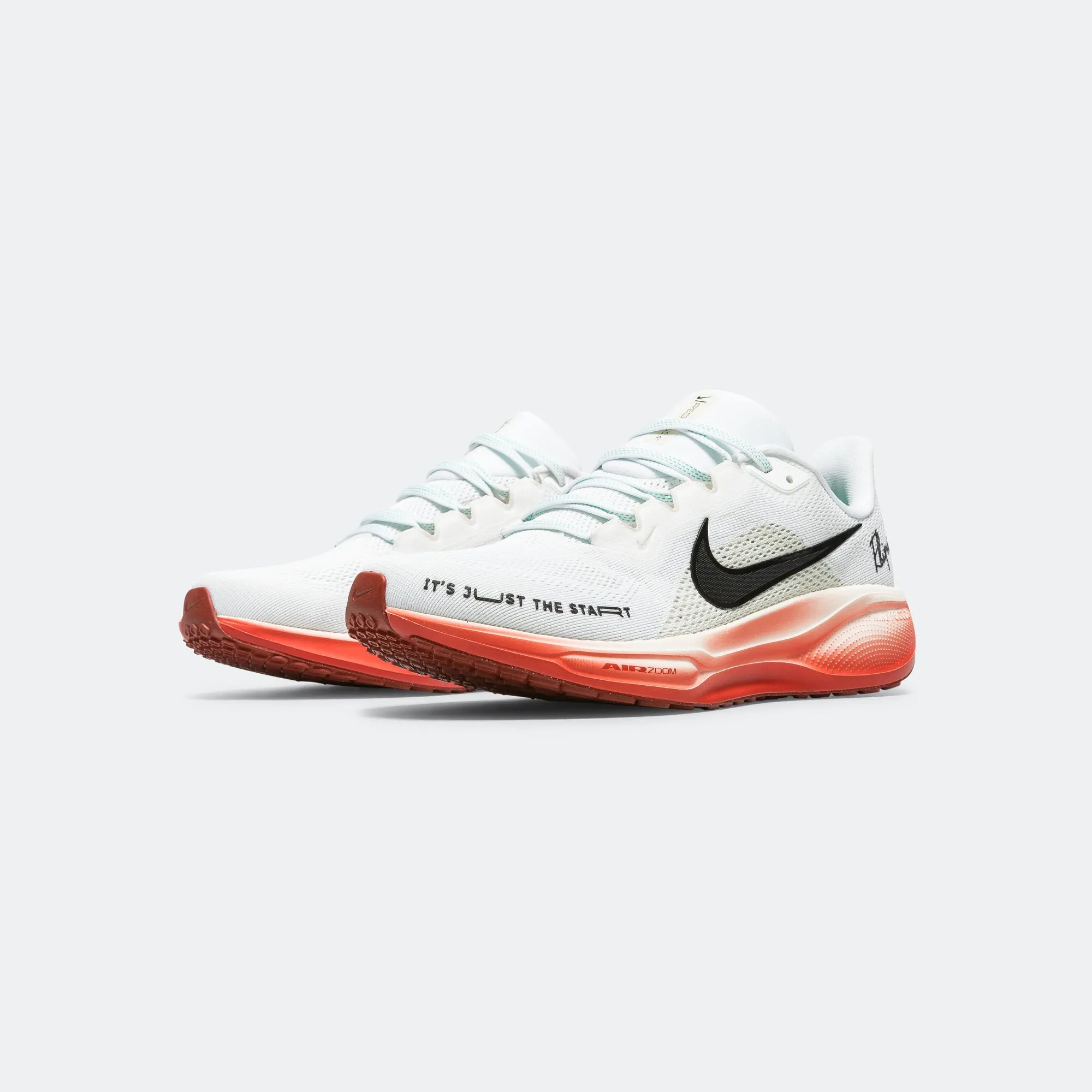 Mens Air Zoom Pegasus 41 'Eliud Kipchoge' - White/Black-Pale Ivory-Dragon Red