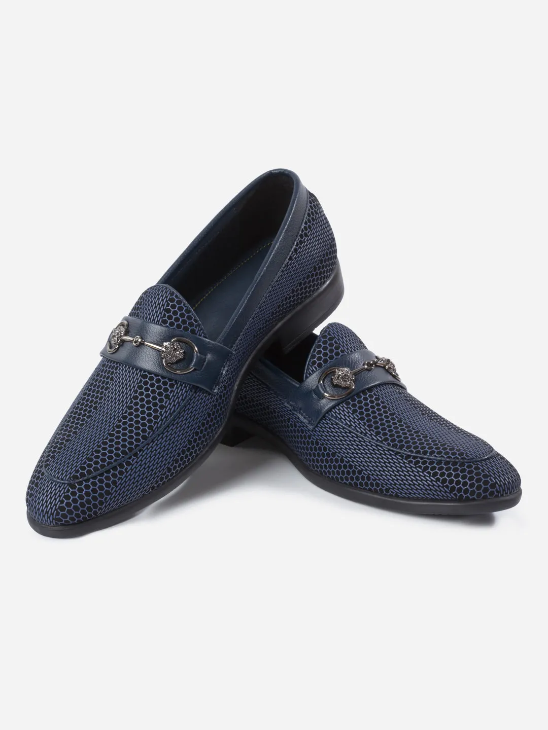 Men's Blue 3D Finish Fashion Slip On (IX1085)