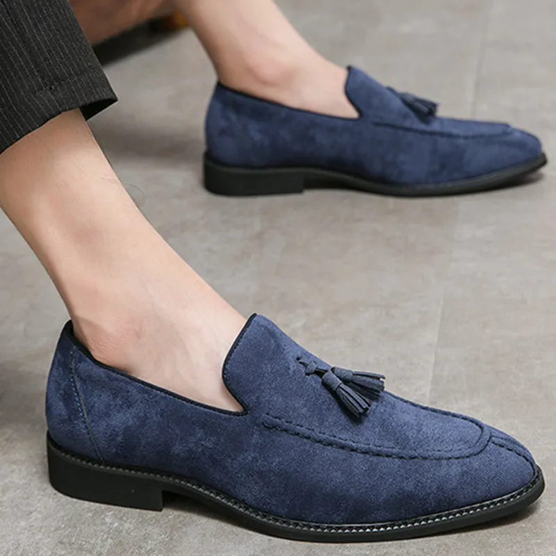 Men's faux suede tassels loafers shoes