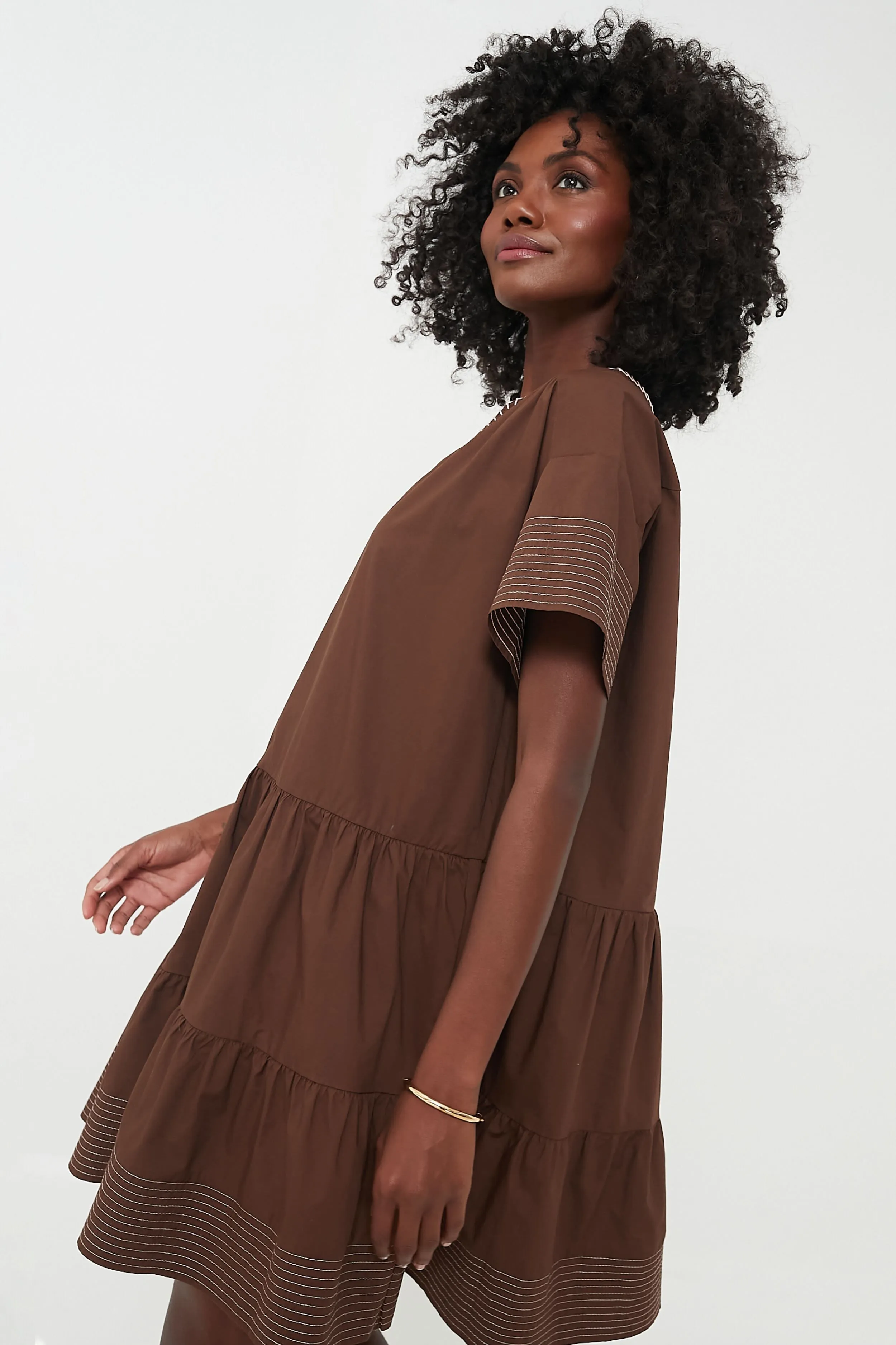 Mocha Kinsley Dress