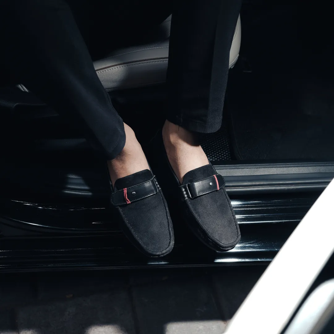 Monkstory Driving Shoes - Black