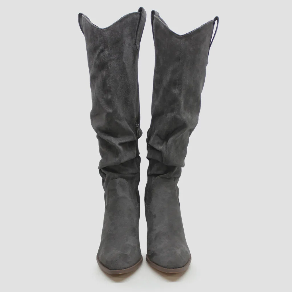 Mysoft Knee High JD22Z4077 Leather Boots