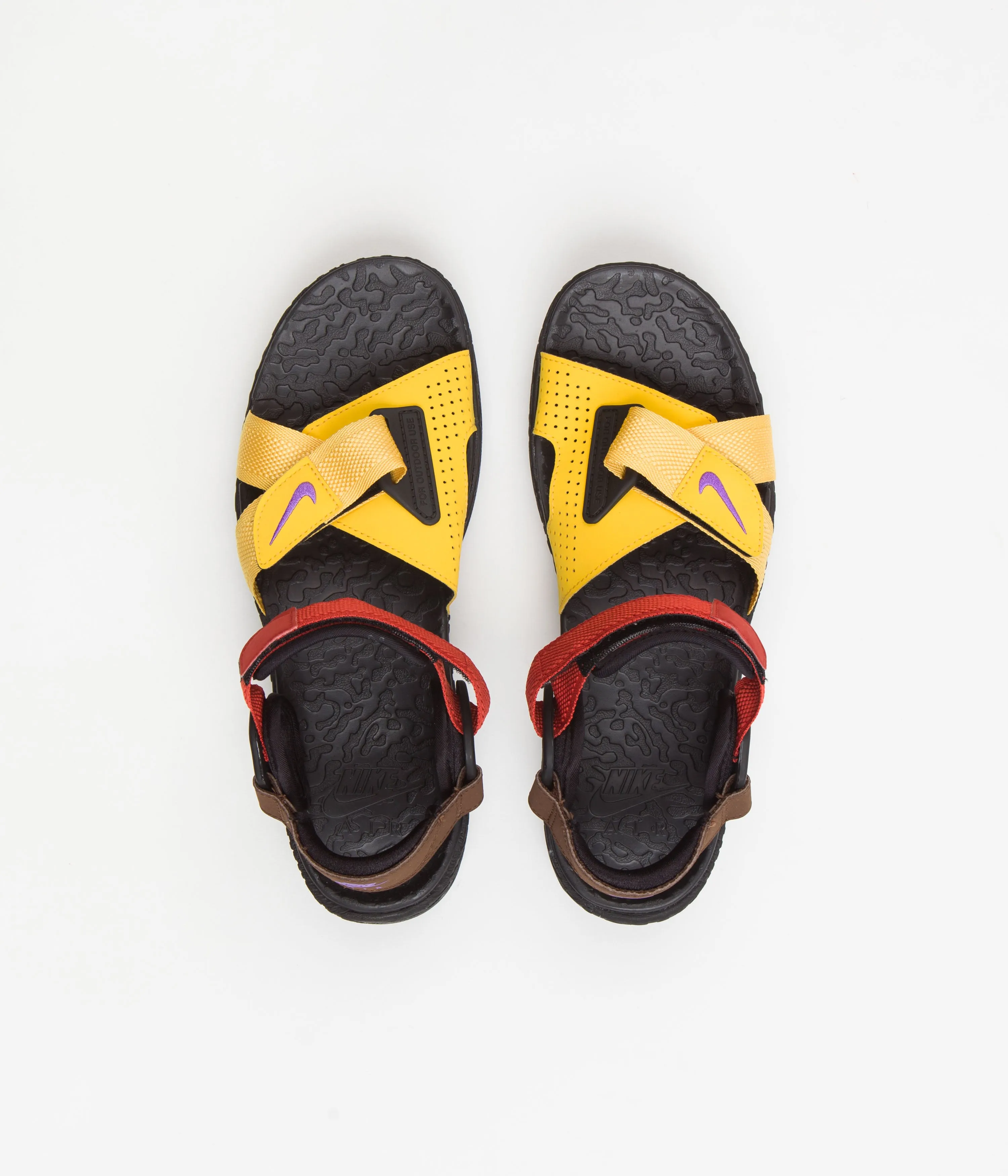 Nike ACG Air Deschutz  Sandals - Solar Flare / Action Grape - Cinnabar