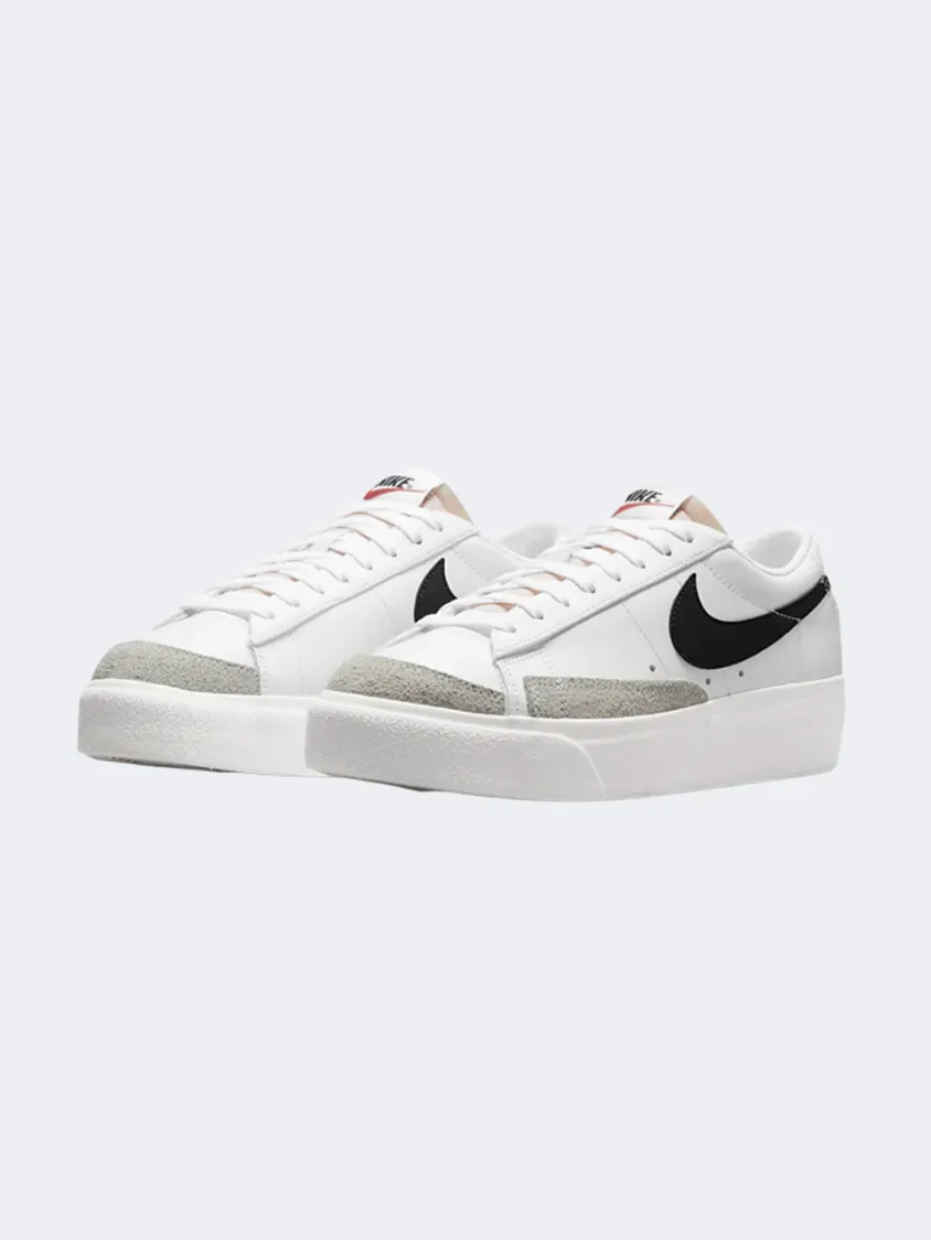 Nike Blazer Low Platform Women Lifestyle Shoes White/Black