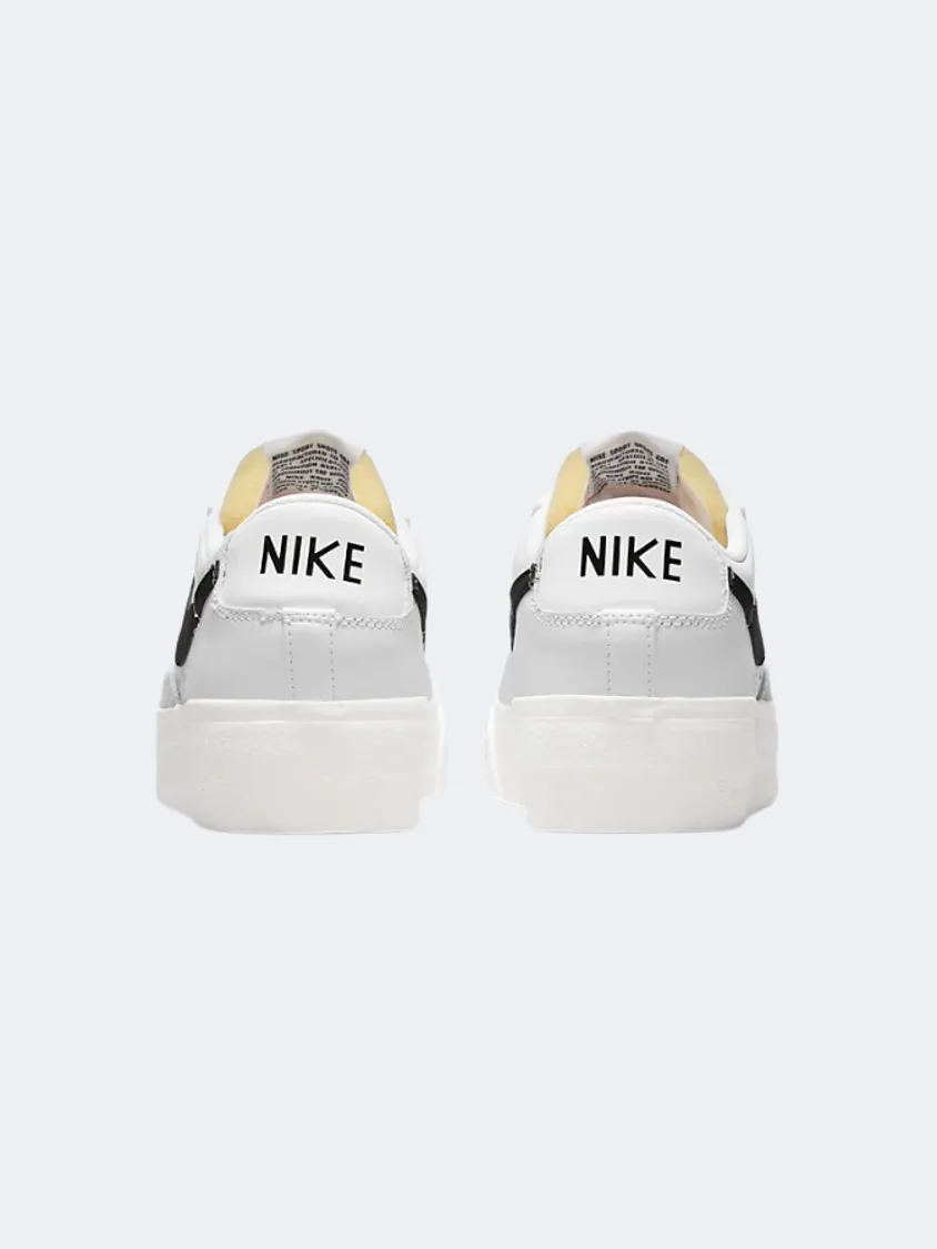 Nike Blazer Low Platform Women Lifestyle Shoes White/Black