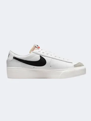 Nike Blazer Low Platform Women Lifestyle Shoes White/Black