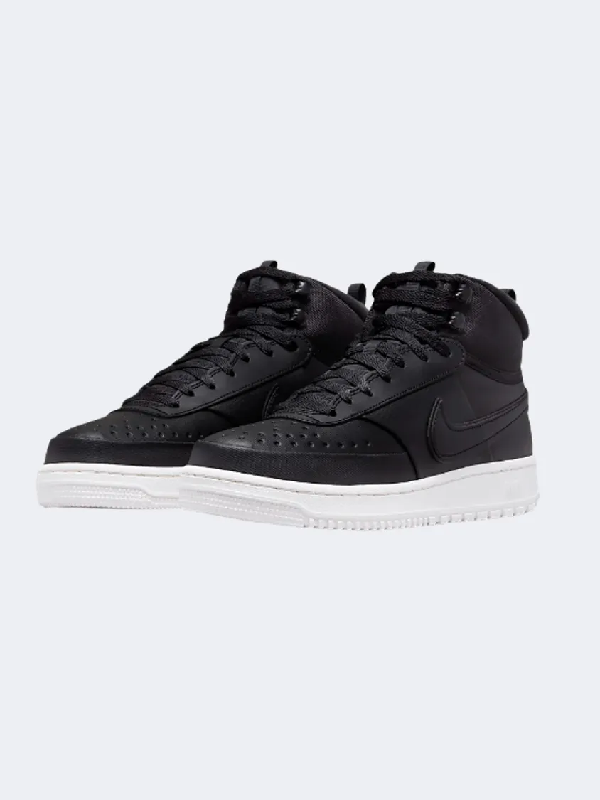 Nike Court Vision Mid Winter Men Lifestyle Shoes Black