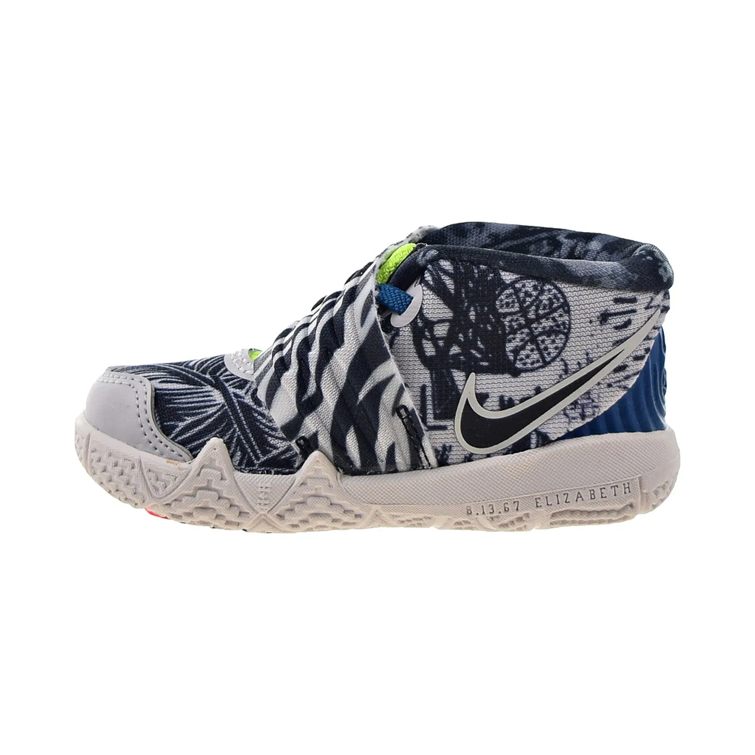 Nike Kybrid S2 (TDV) "What The Neon" Toddlers' Shoes Vast Grey-Sail-Volt-Black