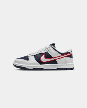 Nike Women's Dunk Low "Houston Comets 4-Peat" Premium White/University Red