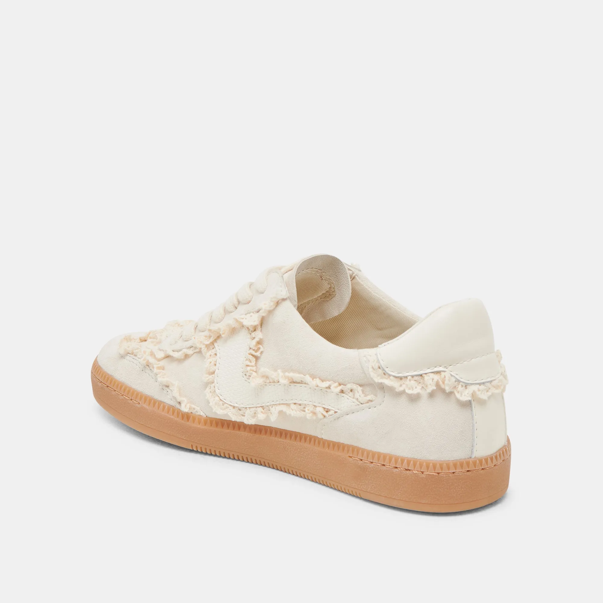 NOTICE LACE SNEAKERS IVORY SUEDE