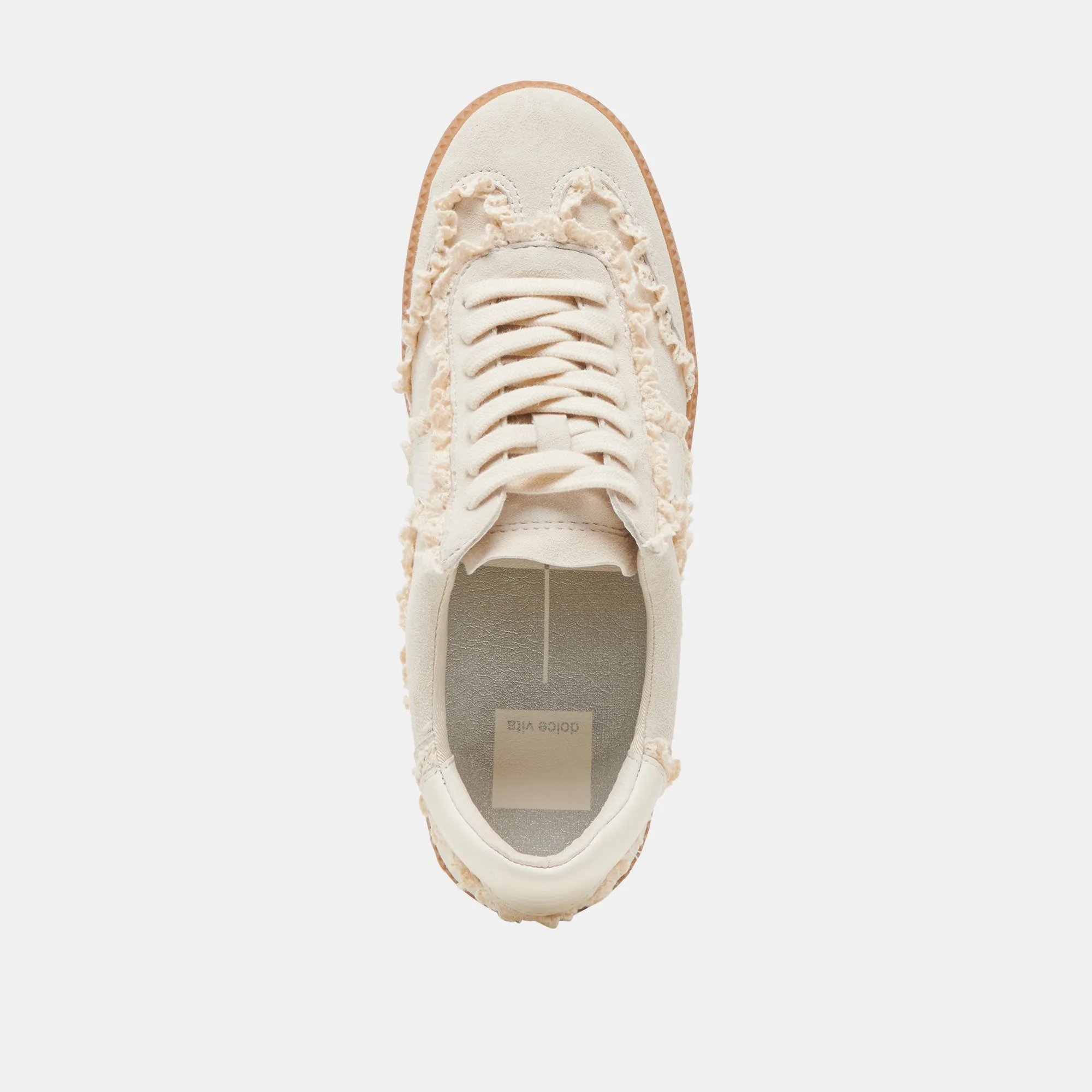 NOTICE LACE SNEAKERS IVORY SUEDE