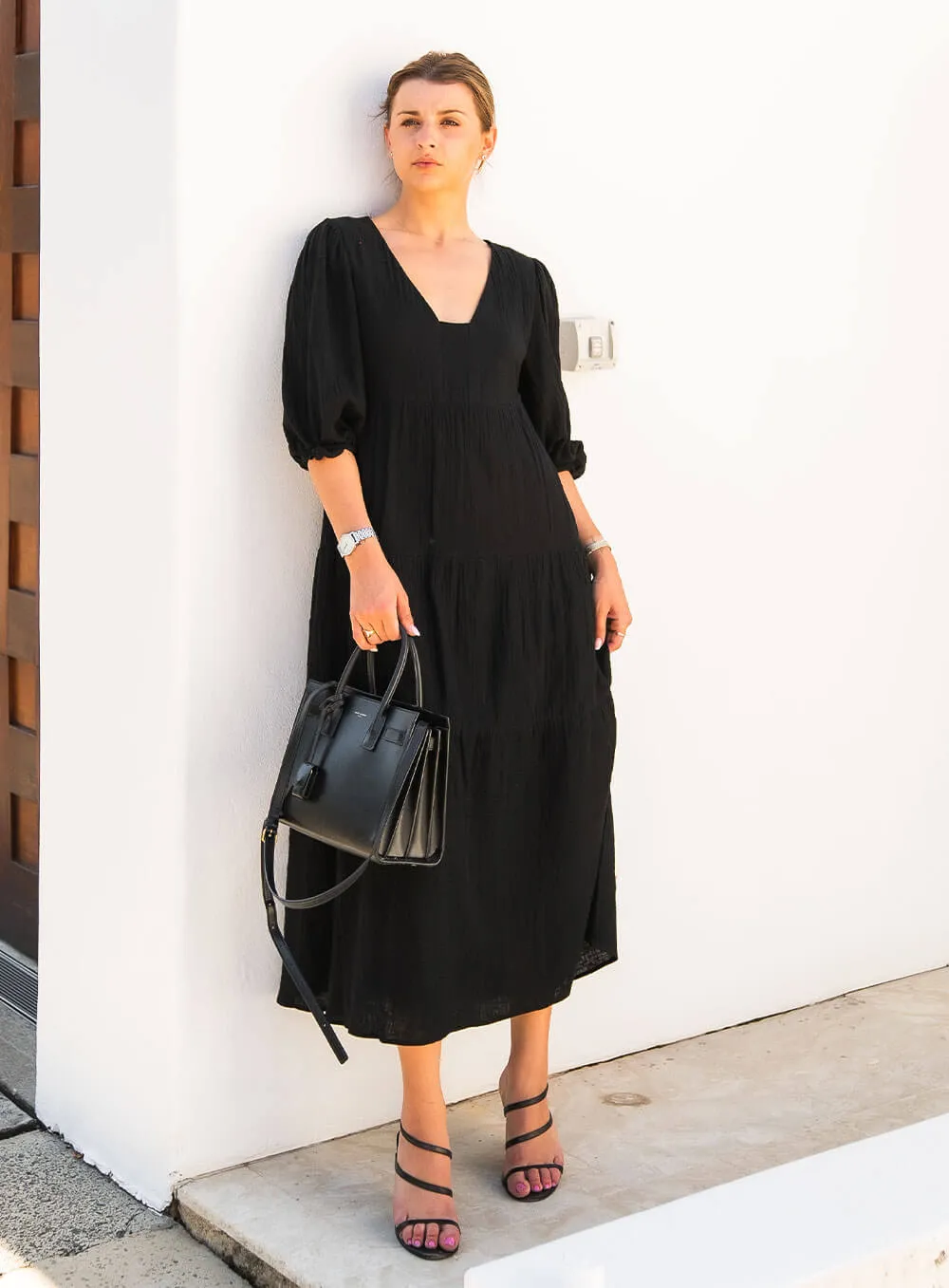 Olive Dress-Black