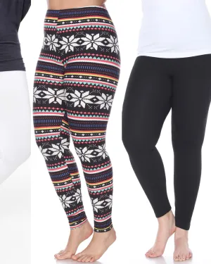 Pack of 3 Leggings | PACK 156 - Black