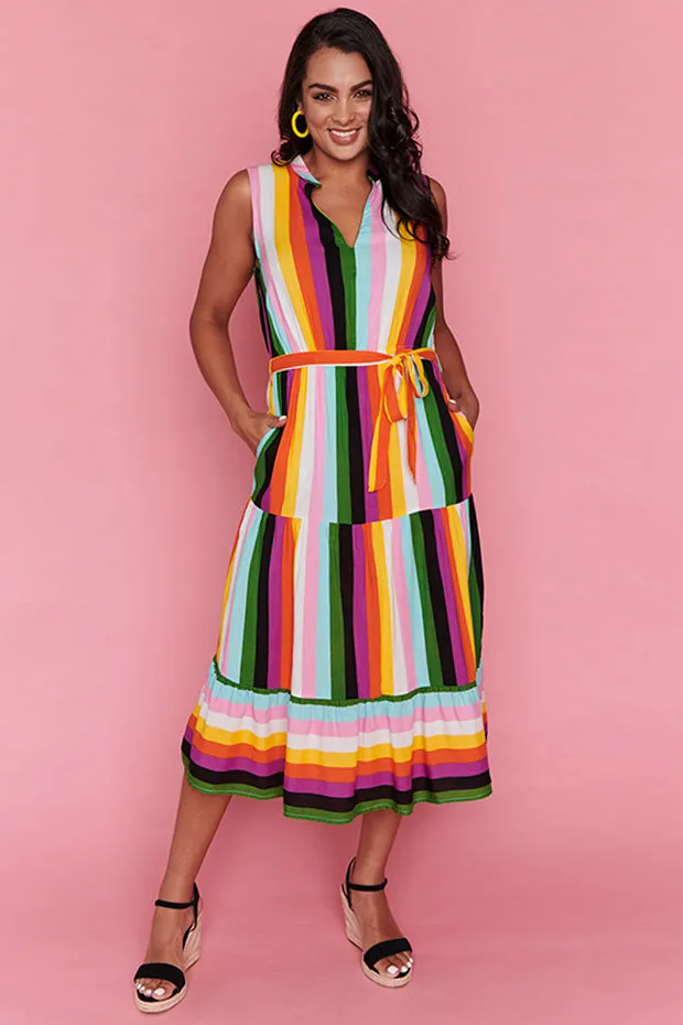 Perla New York Stripe Dress