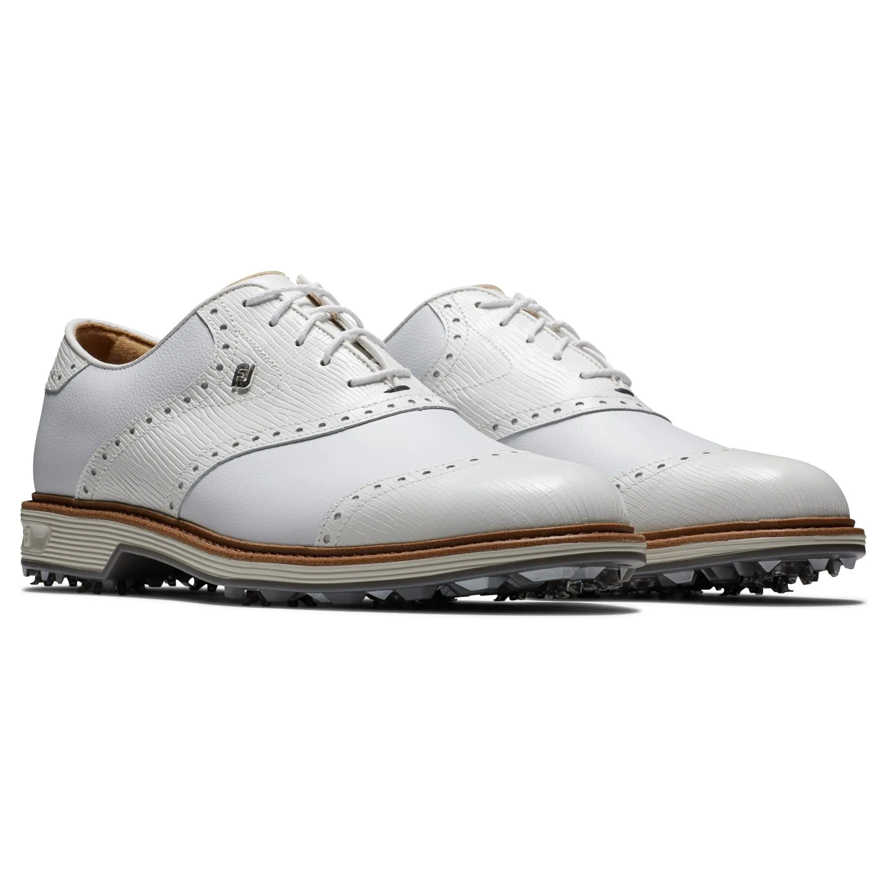 Premiere Series Wilcox DJ Golf Shoes White/White/Light Grey - 2025