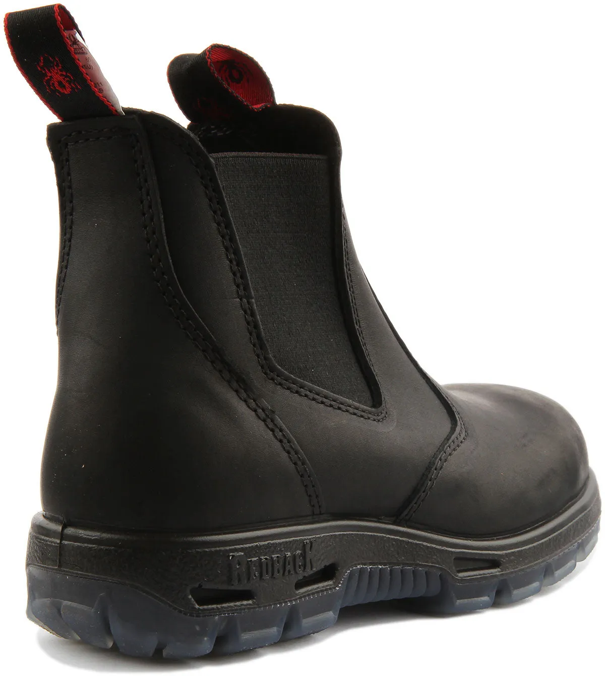 Red Back Usbbk In Black | Steel Toe