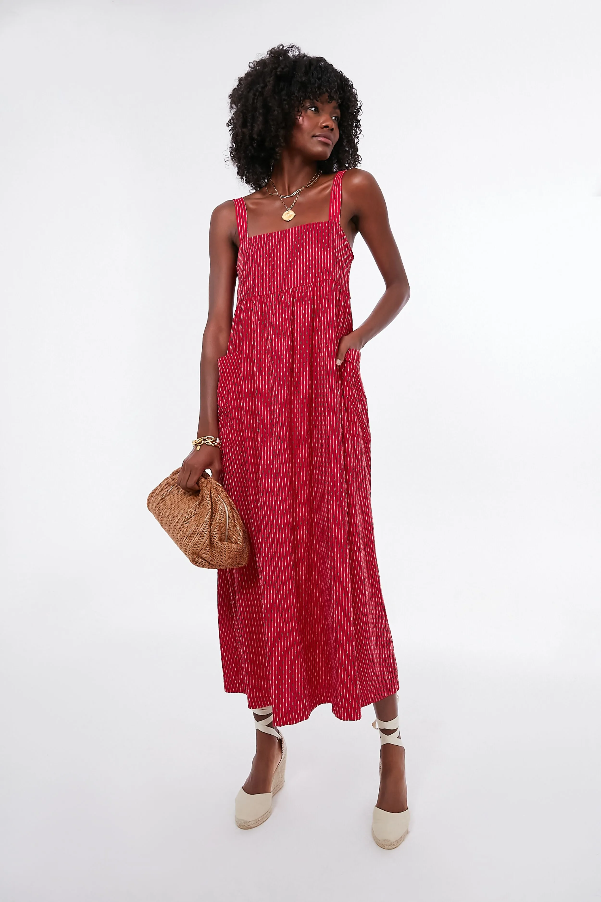 Red Geneva Maxi Dress